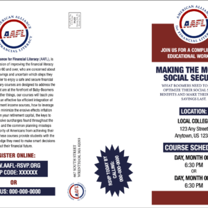 AAFL - Social Security First Workshop Mailer